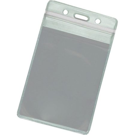 Vertical Vinyl Ziptop Pouch
