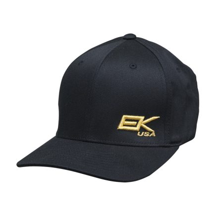 EK USA Flex Fit Hat – Black/Gold