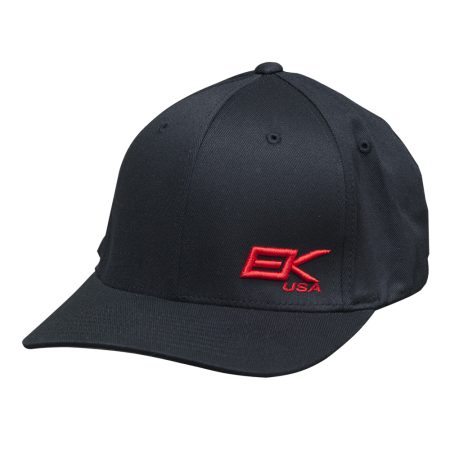 EK USA Flex Fit Hat – Black/Red