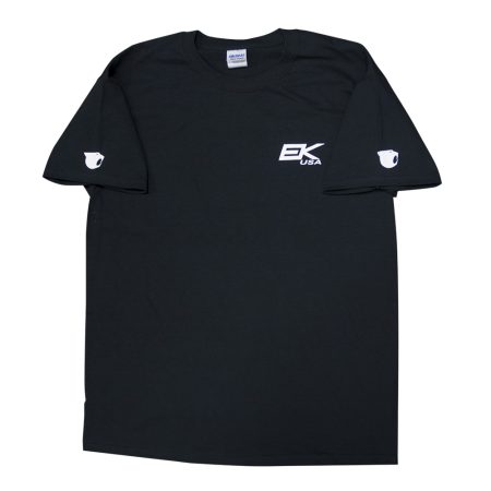 EK USA T-Shirt (100% Cotton) – Black/White