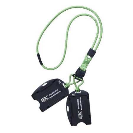 Two-Dual Sided Smart Card Holders W/Detachable Credential Holder